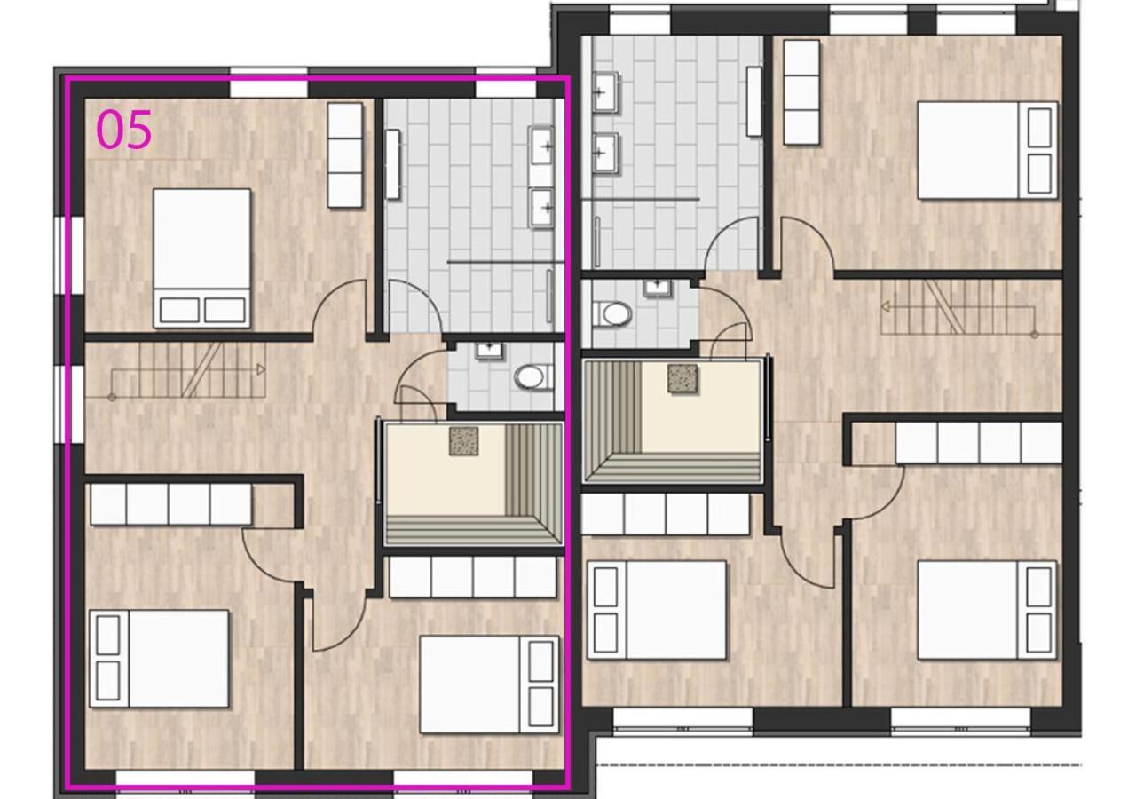 Rurtal De Luxe Apartment Зимерат Стая снимка