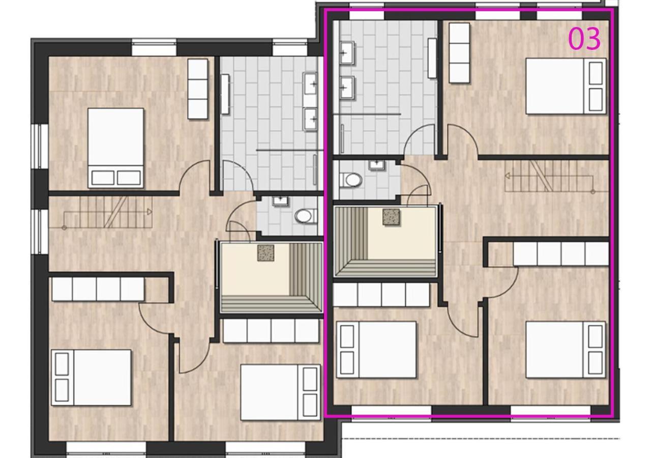 Rurtal De Luxe Apartment Зимерат Стая снимка