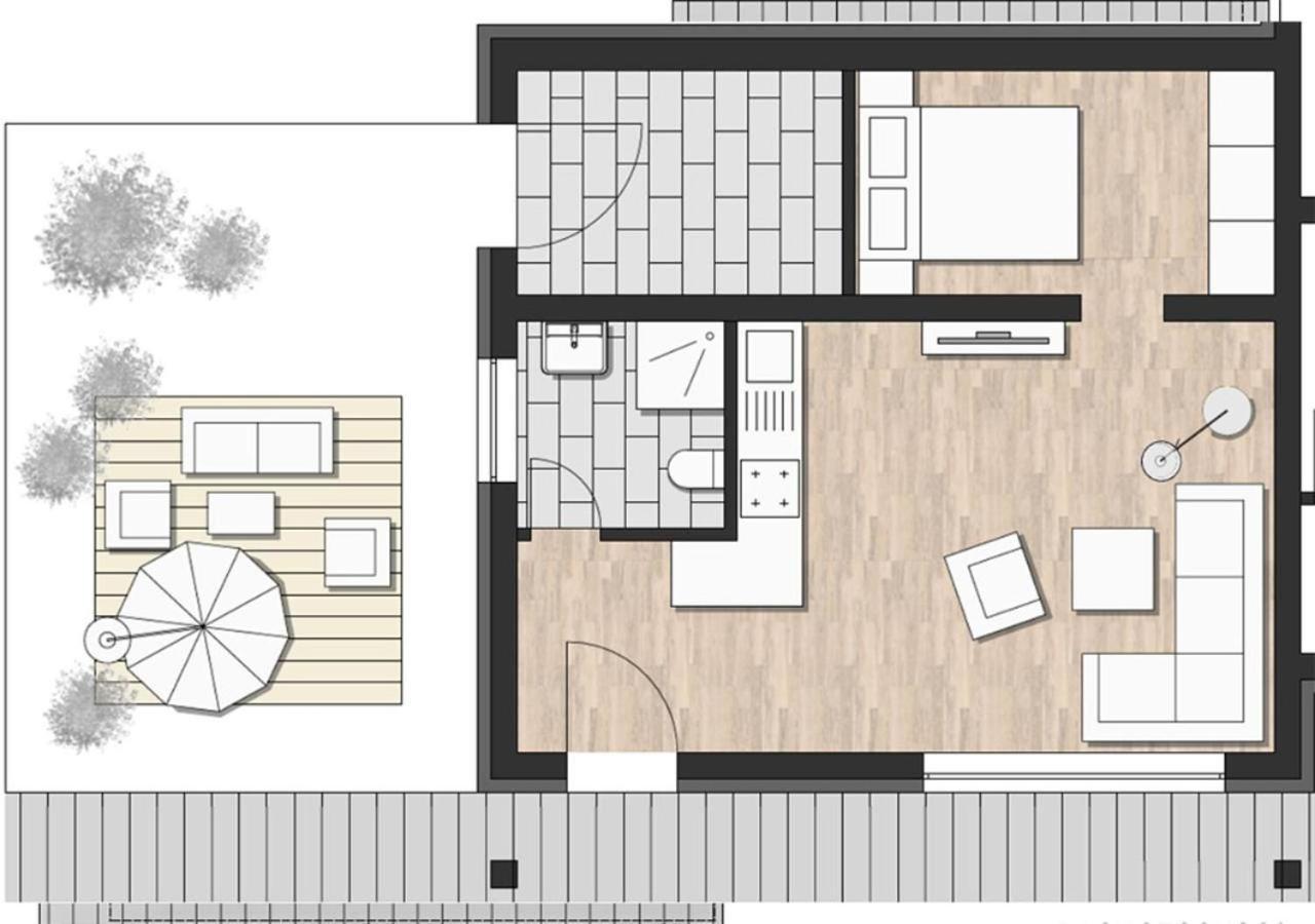 Rurtal De Luxe Apartment Зимерат Стая снимка